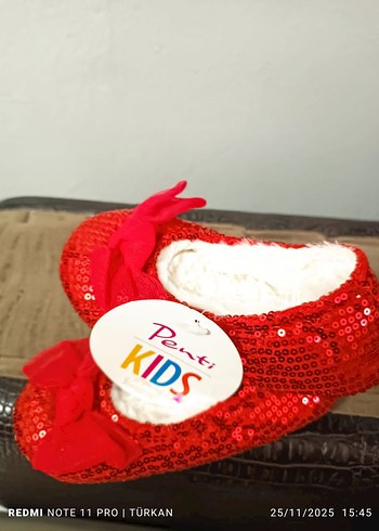 penti sıfır Kız Çocuk Ev Terliği panduf - Görsel 3