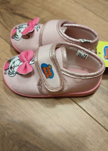 Kız Çocuk Pembe Sıcak Ev Terliği - Görsel 2