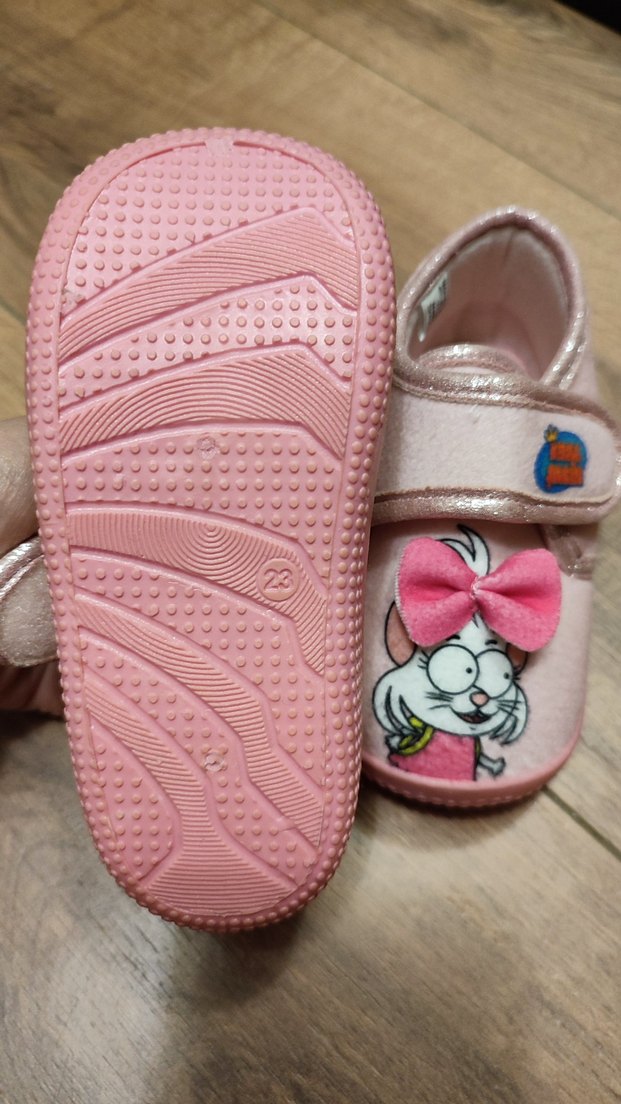 Kız Çocuk Pembe Sıcak Ev Terliği - Görsel 3