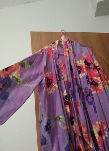 l Beden Çicekli kimono