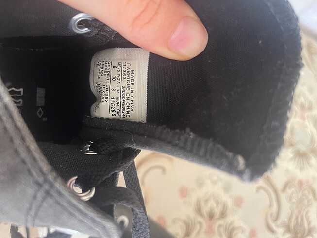 Siyah 42 numara orjinal converse