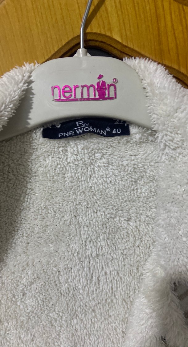 Düğmeli Kahverengi Ekose Kadın Gömlek - Görsel 3