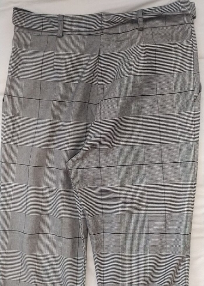 Ekoseli havuç pantolon - Görsel 4