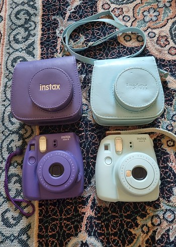 Pastel Mor Fujifilm Instax Film Kamera