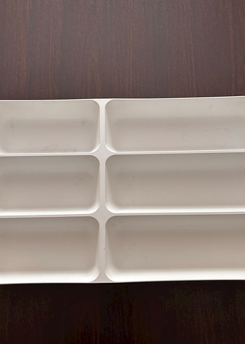 İKEA VARIERA Beyaz Çatal Bıçak Tepsisi - Görsel 3