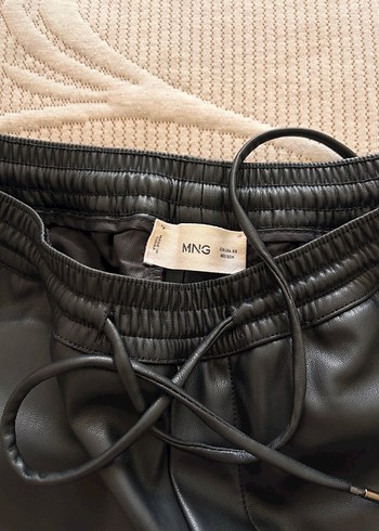 MANGO Deri Pantolon - Görsel 6