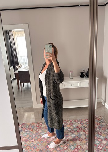 ZARA Haki Kadın Hırka - Görsel 3