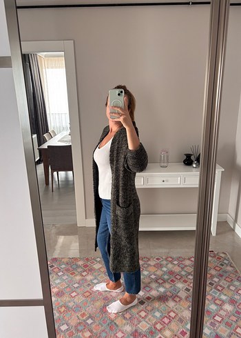 ZARA Haki Kadın Hırka - Görsel 2