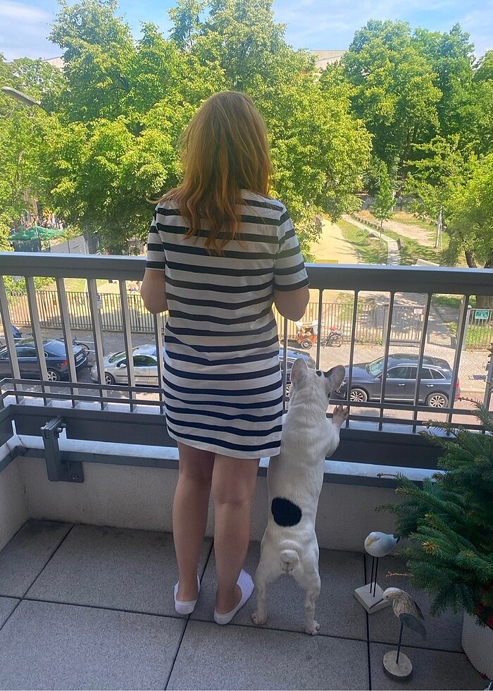 H&M Penye Elbise - Görsel 4