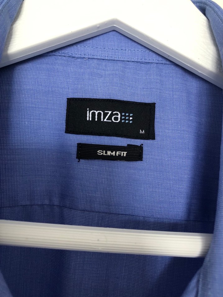 Mavi Erkek Uzun Kollu Düğmeli Gömlek - Görsel 3