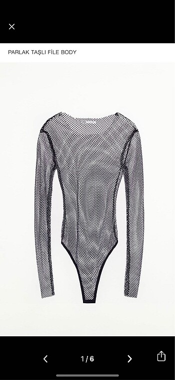 zara taşlı body
