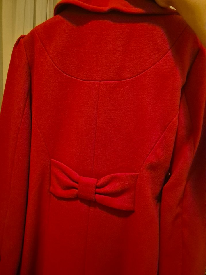 Forever New Kırmızı Kadın Kaban 6beden - Görsel 4