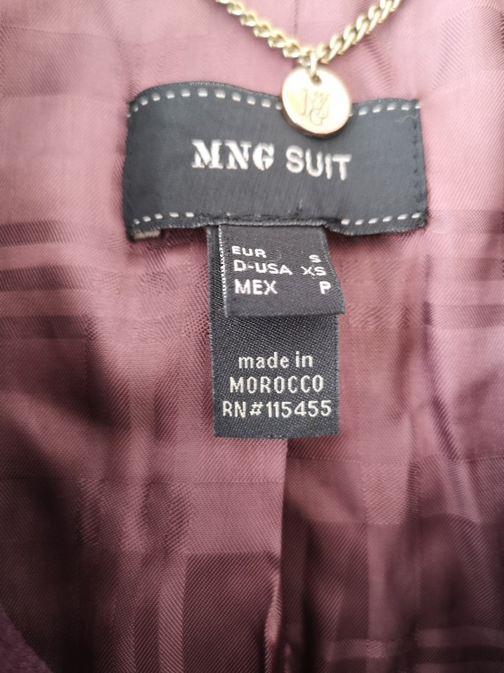 mango suit kaşe mont - Görsel 2