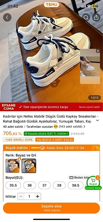 Diğer Temu satılışı