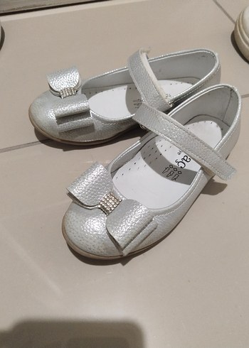 Kız Çocuk gri Cırtlı Babet - Görsel 4