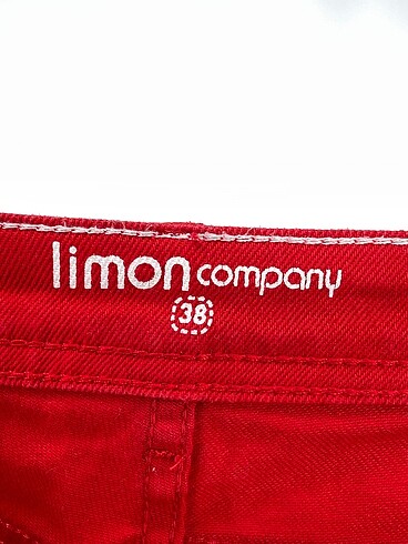 38 Beden kırmızı Renk Limon Company Mini Şort %70 İndirimli.