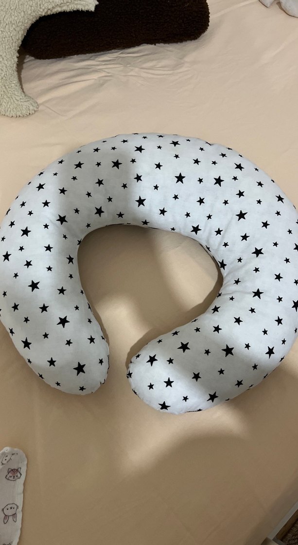 Zebra Desenli Siyah Emzirme ve Hamile Yastığı - Görsel 2