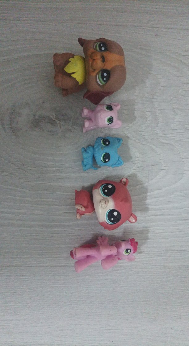 Pastel Renkli Mini Aksiyon Figürleri Seti Minişler - Görsel 2