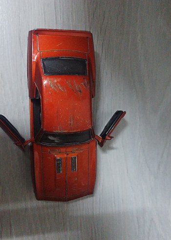 Koyu Kırmızı Oyuncak Araba - Görsel 2