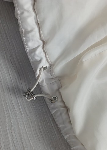 Beyaz Kadın Kışlık Mont stradivarius - Görsel 3