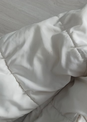 Beyaz Kadın Kışlık Mont stradivarius - Görsel 4