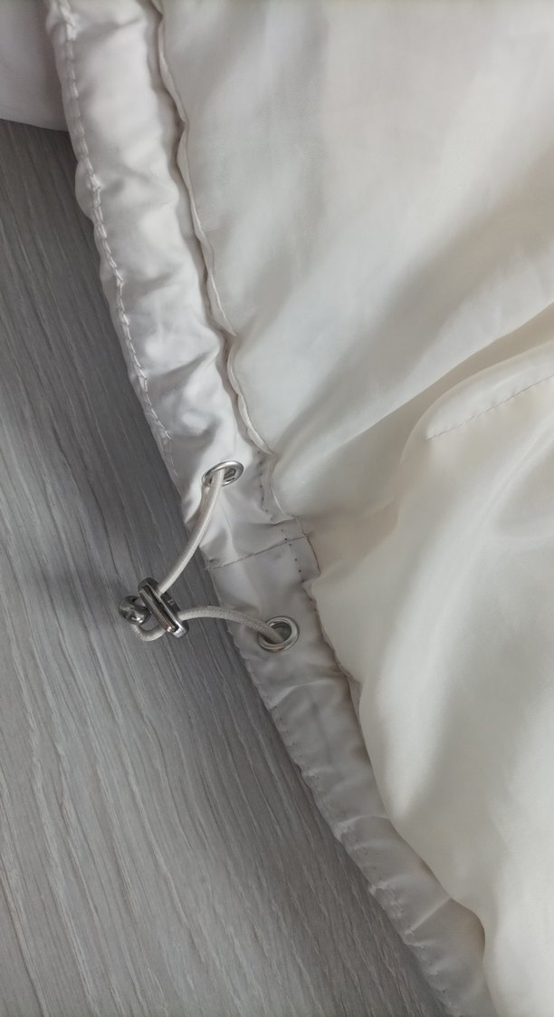 Beyaz Kadın Kışlık Mont stradivarius - Görsel 3