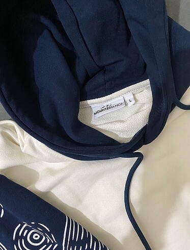 l Beden beyaz Renk Mounte Bianca Oversize Sweatshirt