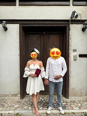 Zara Nikah elbisesi ve kepi