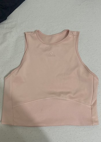 Adidas Bej Spor Kadın Crop Top