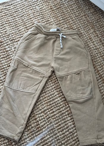 Erkek Çocuk Kahverengi Bol Kesim Keten Pantolon - Görsel 11