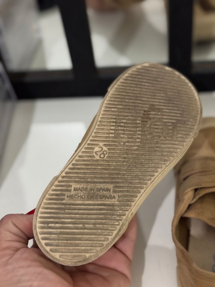 Bej Erkek Çocuk Spor Ayakkabı Velcro - Görsel 3