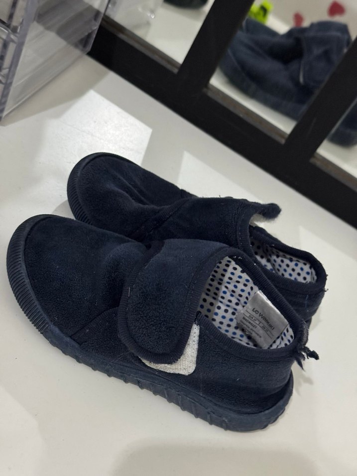 Erkek Çocuk Lacivert Sıcak Ev Terliği - Görsel 3