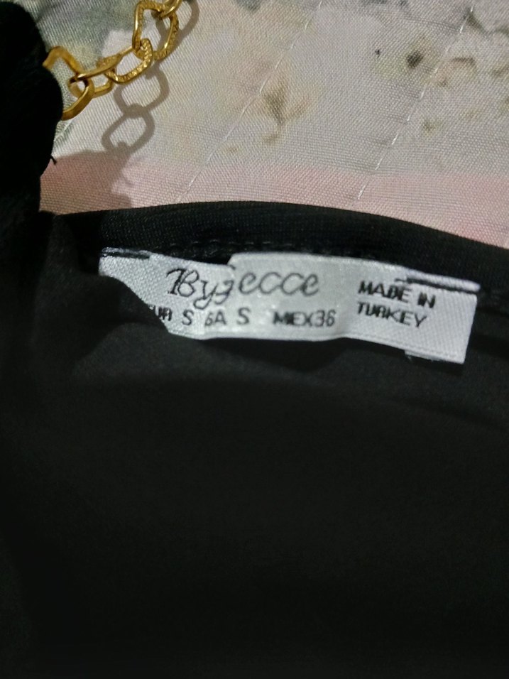 Zincir Detaylı Siyah Gotik Body Zinciri - Görsel 2