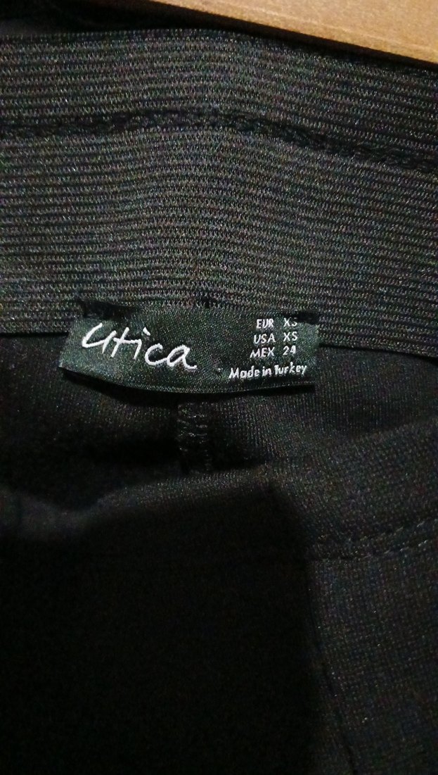 Siyah Mini Boy Kadın Kumaş Pantolon - Görsel 2