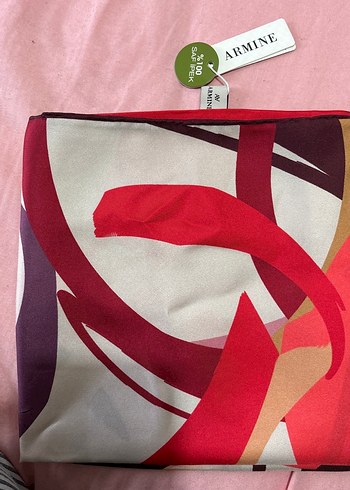 Renkli Armine eşarp - Görsel 4