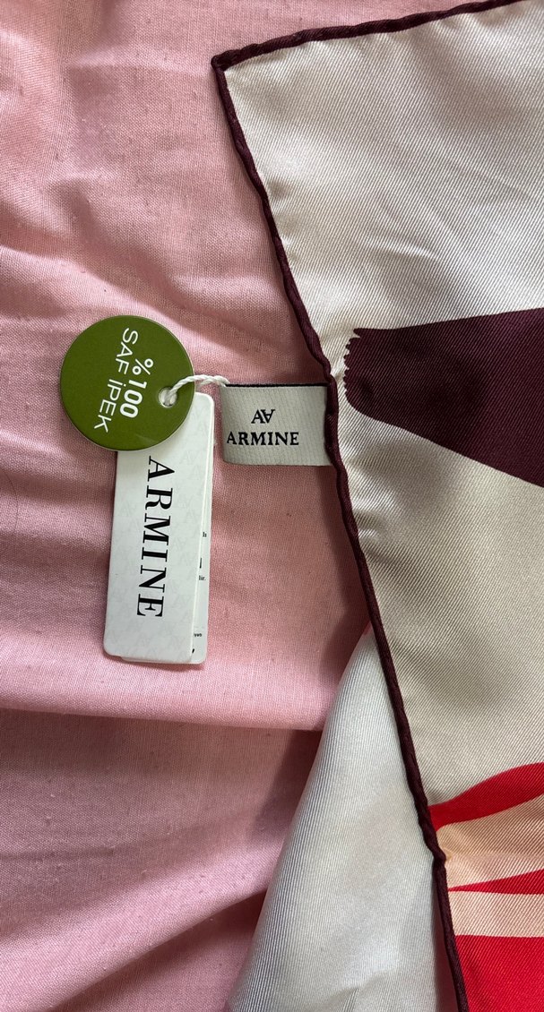 Renkli  Armine eşarp - Görsel 2