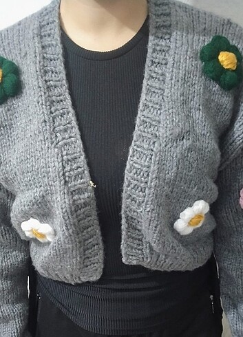 Crop hırka 