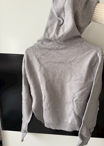 s Beden gri Renk Crop Gri Kadın Sweatshirt