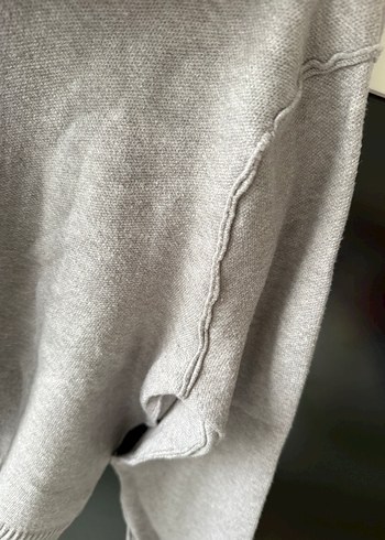 Zara Crop Gri Kadın Sweatshirt