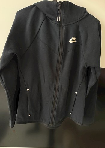 s Beden siyah Renk Nike Siyah Fermuarlı Unısex Sweatshirt
