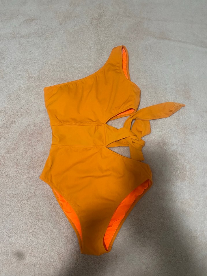 Turuncu Kemer Detaylı Bohem Mayo - Görsel 2