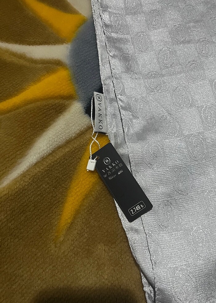 Vakko şal  gri - Görsel 2