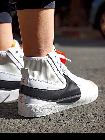 36 Beden beyaz Renk ADİDAS BLAZER JUMBO 0 İTHAL