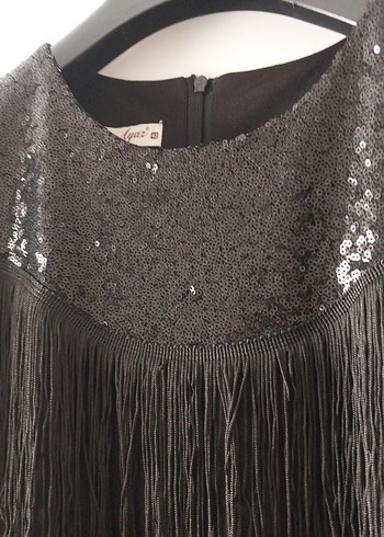 siyah abiye elbise - Görsel 5