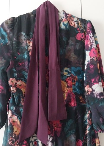 şifon elbise - Görsel 8