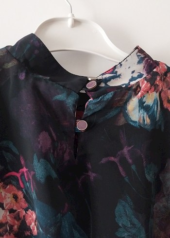 şifon elbise - Görsel 7