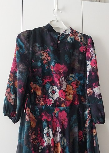 şifon elbise - Görsel 5