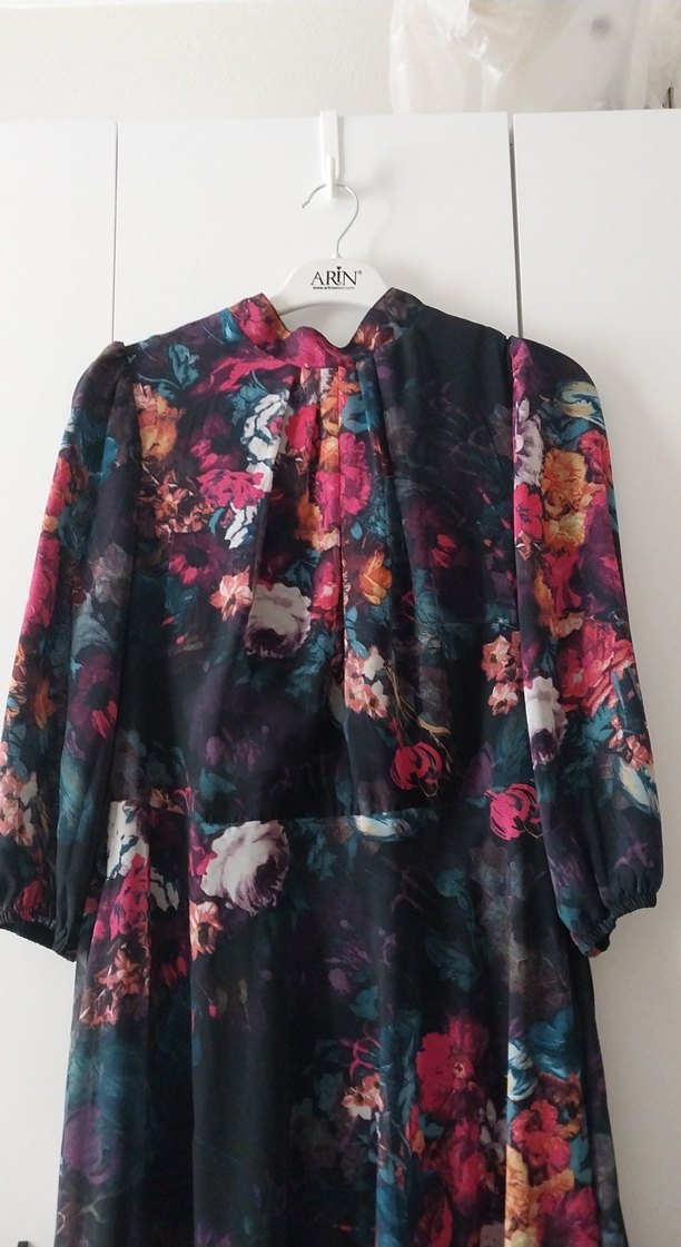 şifon elbise - Görsel 2