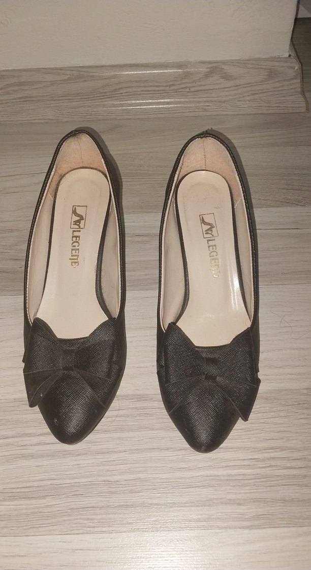 Siyah Topuklu Ayakkabı - Görsel 5