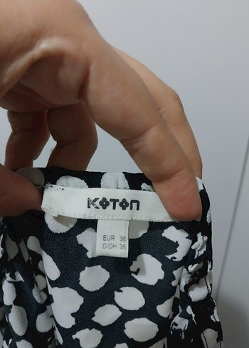 Siyah Beyaz Puantiyeli Askılı Tulum - Görsel 6